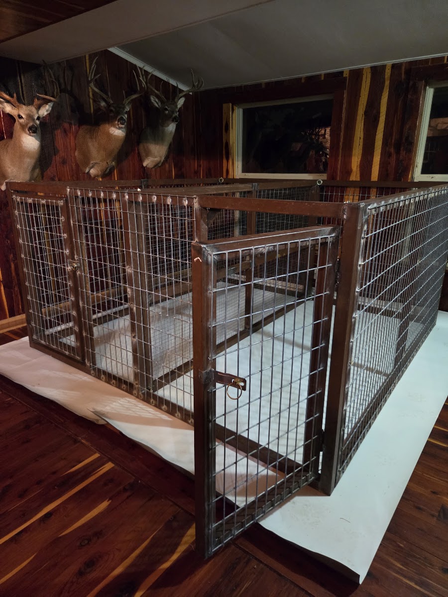 Custom kennel access door detail