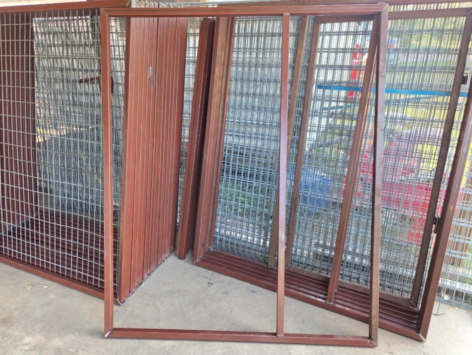 Completed custom gate panels