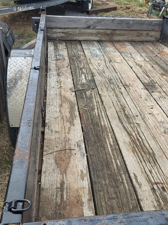 Steel trailer repair work