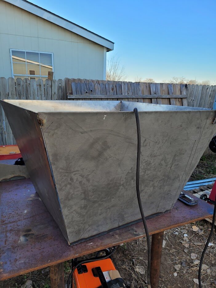 Fabricated steel fire pit project